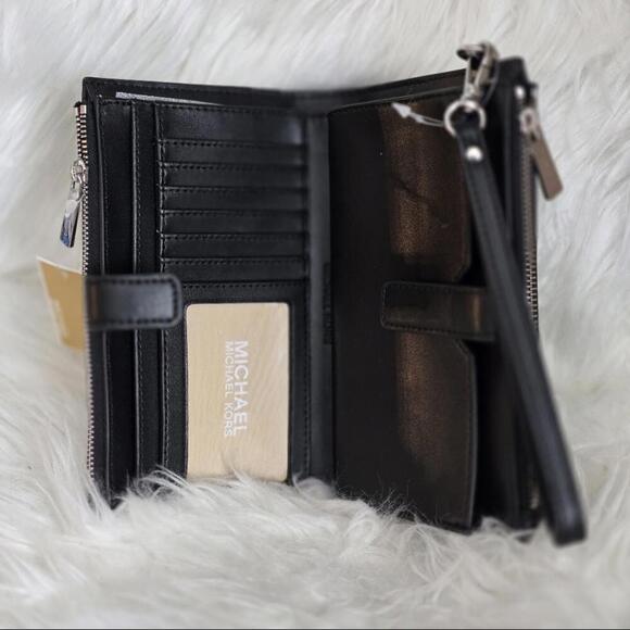 Michael Kors Black Monogram Clutch - Picture 3 of 3